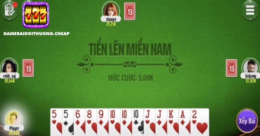 tiến lên miền nam đổi thưởng
